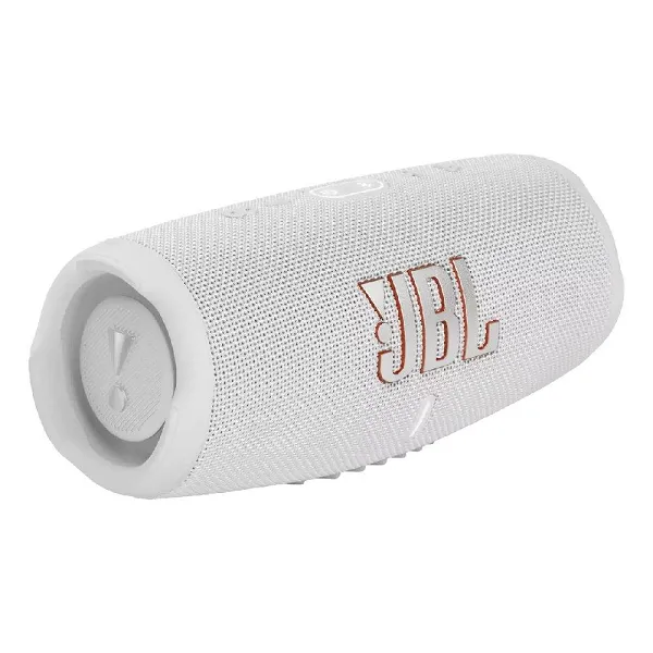 JBL Charge 5 Waterproof Wireless Speaker - White