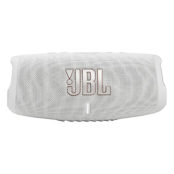 JBL Charge 5 Waterproof Wireless Speaker - White