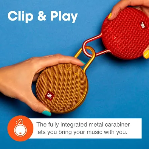 JBL Clip 3, Black - Waterproof, Durable & Portable Bluetooth Speaker