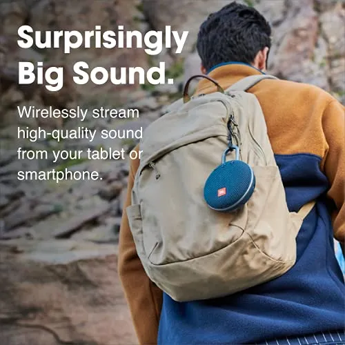 JBL Clip 3, Black - Waterproof, Durable & Portable Bluetooth Speaker