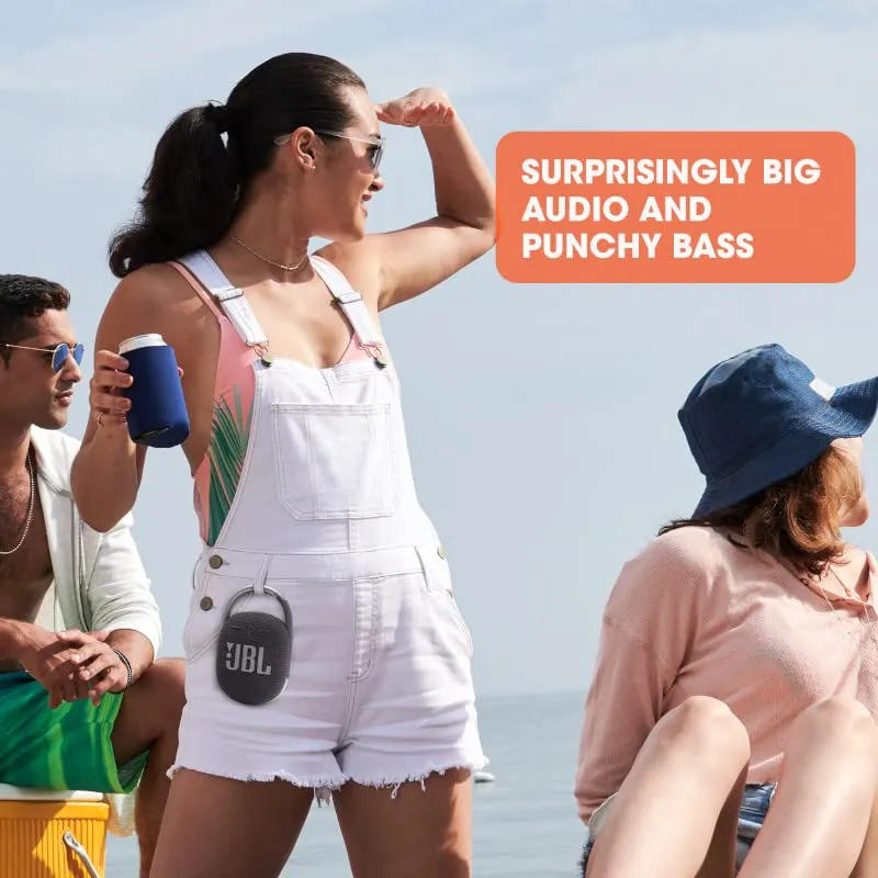 JBL Clip 4: Portable Speaker with Bluetooth, Waterproof