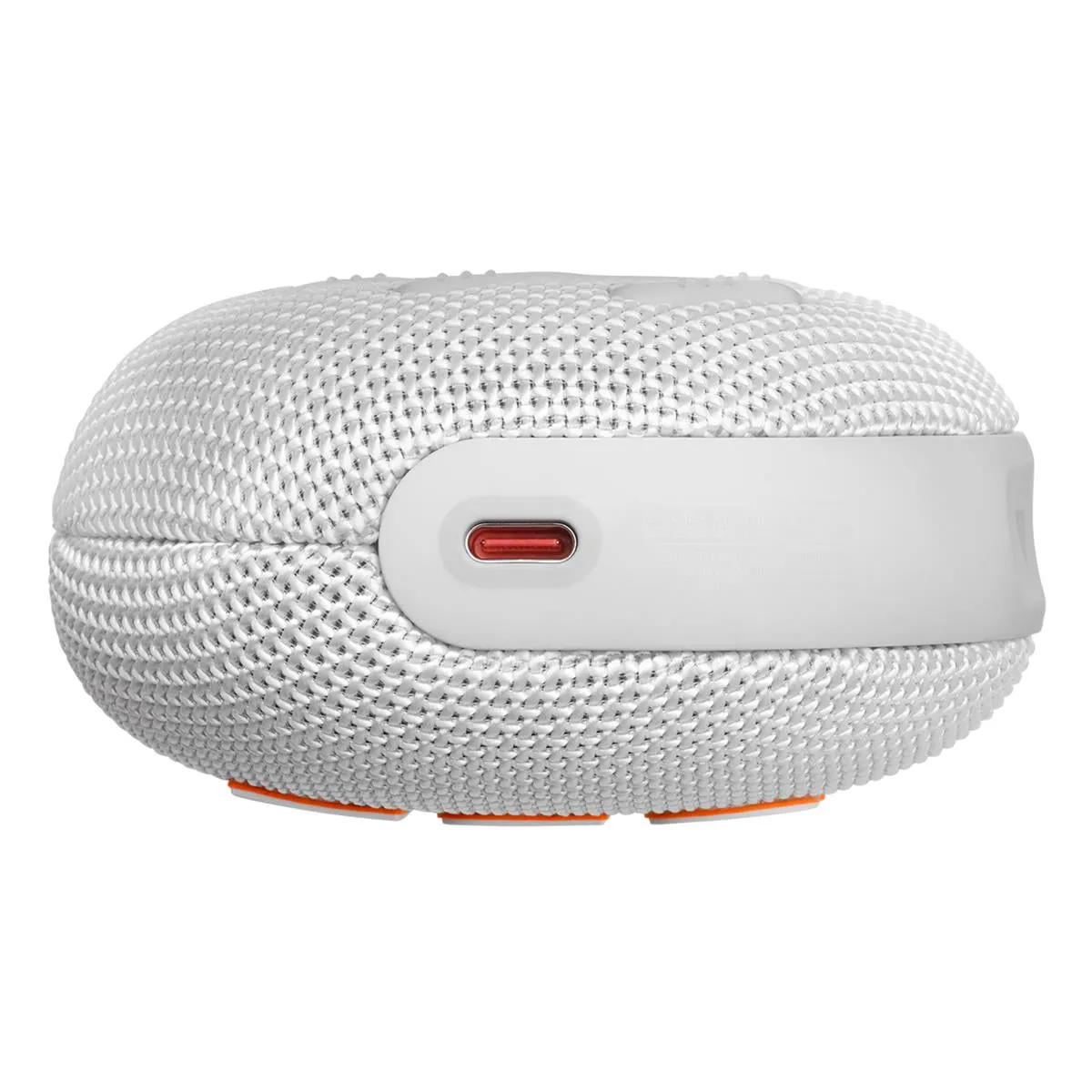 JBL Clip 5 Ultra Portable Bluetooth Speaker with gSport Carbon Fiber Case (White)