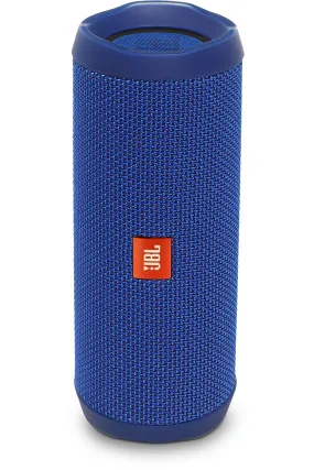 JBL Flip 4 Blue Wireless Portable Stereo Speaker - JBLFLIP4BLUAM