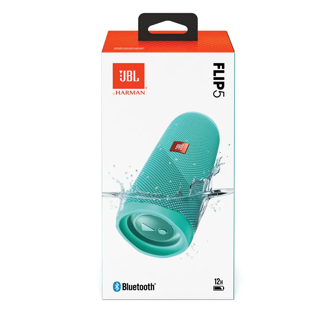 JBL Flip 5 Portable Waterproof Bluetooth Speaker - Teal