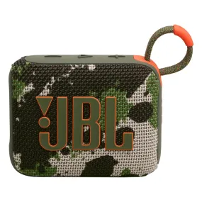 JBL Go 4 Portable Waterproof Bluetooth Speaker (Camo)