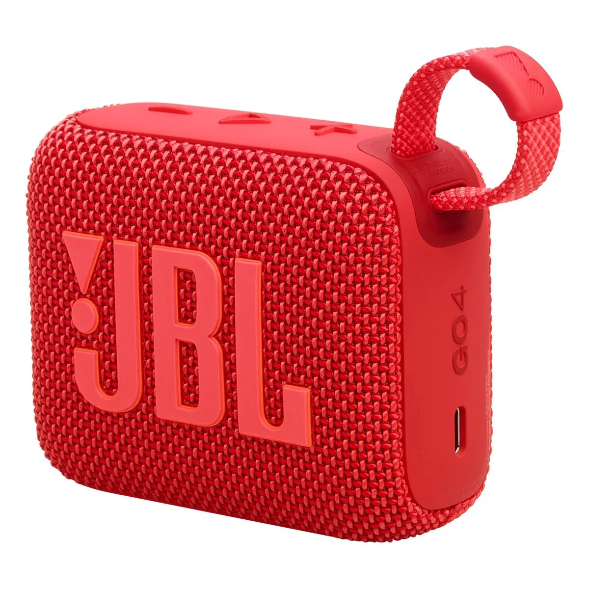 JBL Go 4 Portable Waterproof Bluetooth Speaker (Red)