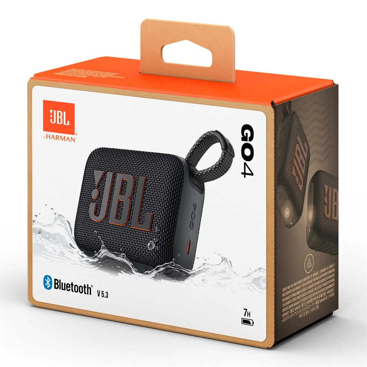 JBL Go 4 Ultra Portable Bluetooth Speaker Bundle with gSport Silicone Sleeve (Black)