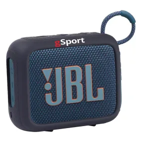 JBL Go 4 Ultra Portable Bluetooth Speaker Bundle with gSport Silicone Sleeve (Blue)