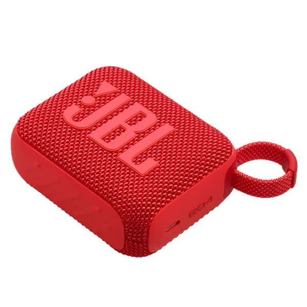 JBL Go 4 Ultra-Portable Bluetooth Speaker - Red