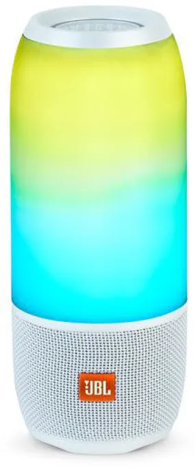 JBL White Pulse 3 Wireless Bluetooth Speaker - JBLPULSE3WHTAM
