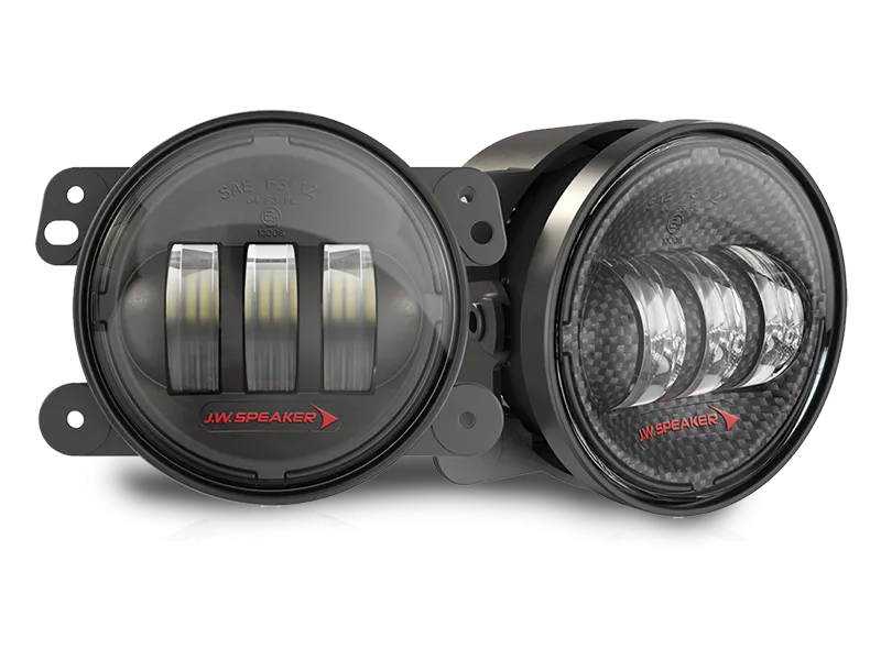 JW SPEAKER 6145 J2 Series LED Fog Light Kit for 07-18 Jeep Wrangler JK & JK Unlimited