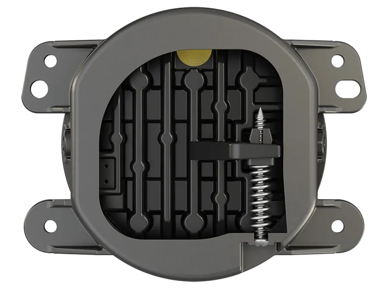 JW SPEAKER 6145 J2 Series LED Fog Light Kit for 07-18 Jeep Wrangler JK & JK Unlimited