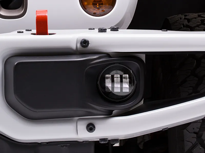 JW SPEAKER 6145 J2 Series LED Fog Light Kit for 07-18 Jeep Wrangler JK & JK Unlimited