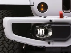 JW SPEAKER 6145 J2 Series LED Fog Light Kit for 07-18 Jeep Wrangler JK & JK Unlimited