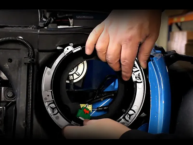 JWS Mounting Adapters to fit J.W. Speaker LED Head Lights into 17-18 Jeep Wrangler JK with Factory LED Head Lights