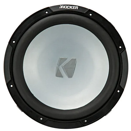 Kicker KM12 12" 4 ohm (45KM124) 350W Max (175W RMS) 12" KM Series Single 2 ohm Marine Subwoofer