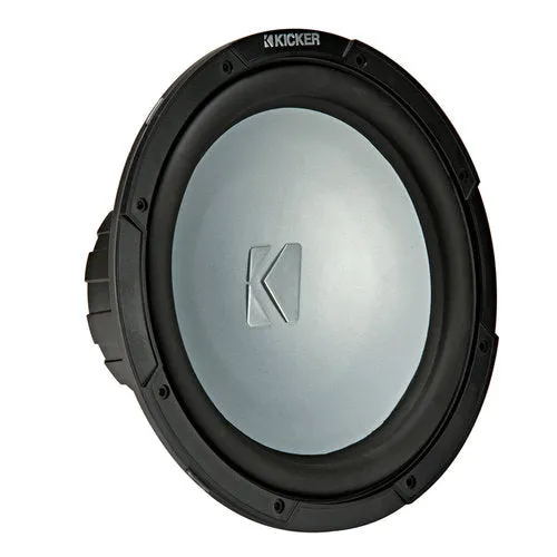 Kicker KM12 12" 4 ohm (45KM124) 350W Max (175W RMS) 12" KM Series Single 2 ohm Marine Subwoofer
