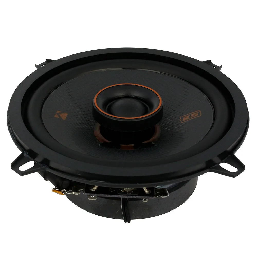 Kicker KSC50 5.25 Inch Coaxial Car Audio Speaker Pair 150W Peak 75W RMS 47KSC504