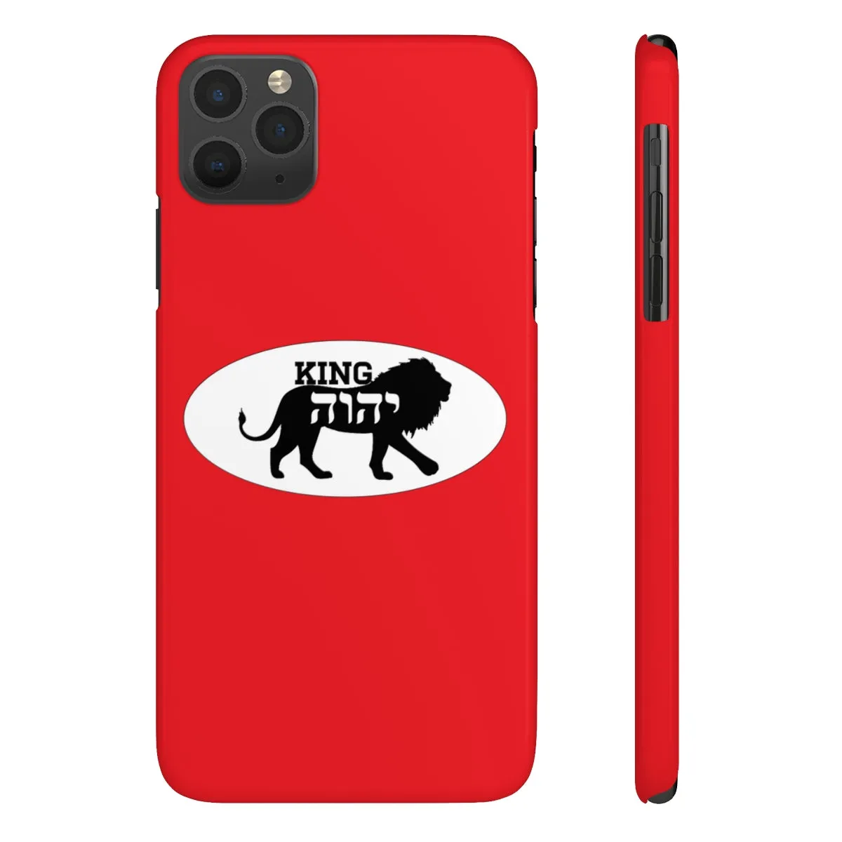 King YAHWEH Trends Slim Phone Case (Fire Red)