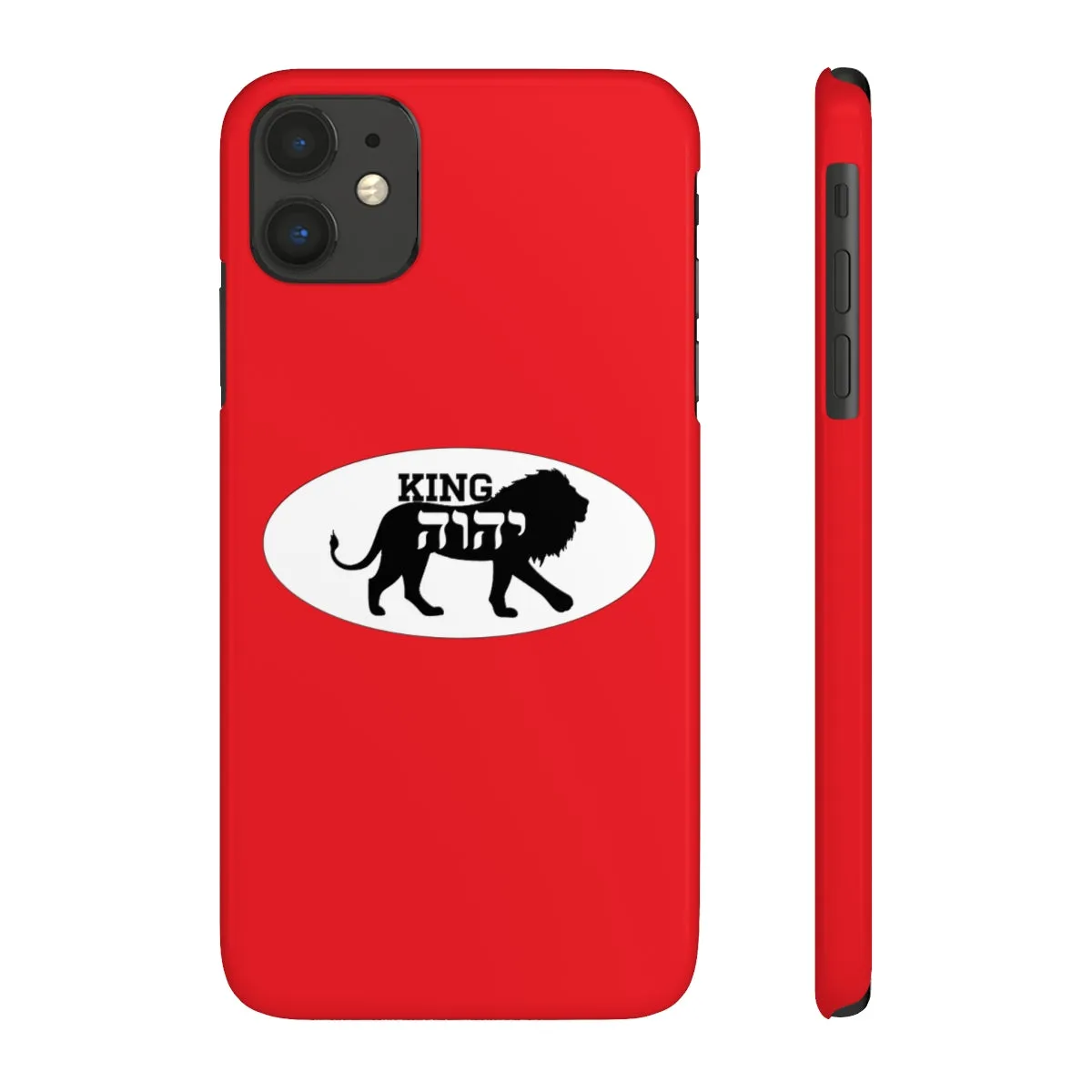 King YAHWEH Trends Slim Phone Case (Fire Red)