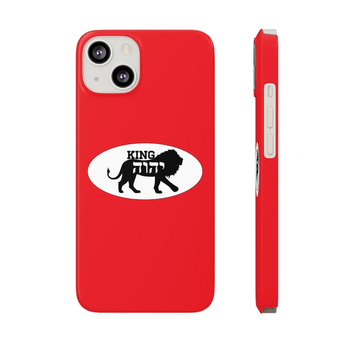 King YAHWEH Trends Slim Phone Case (Fire Red)