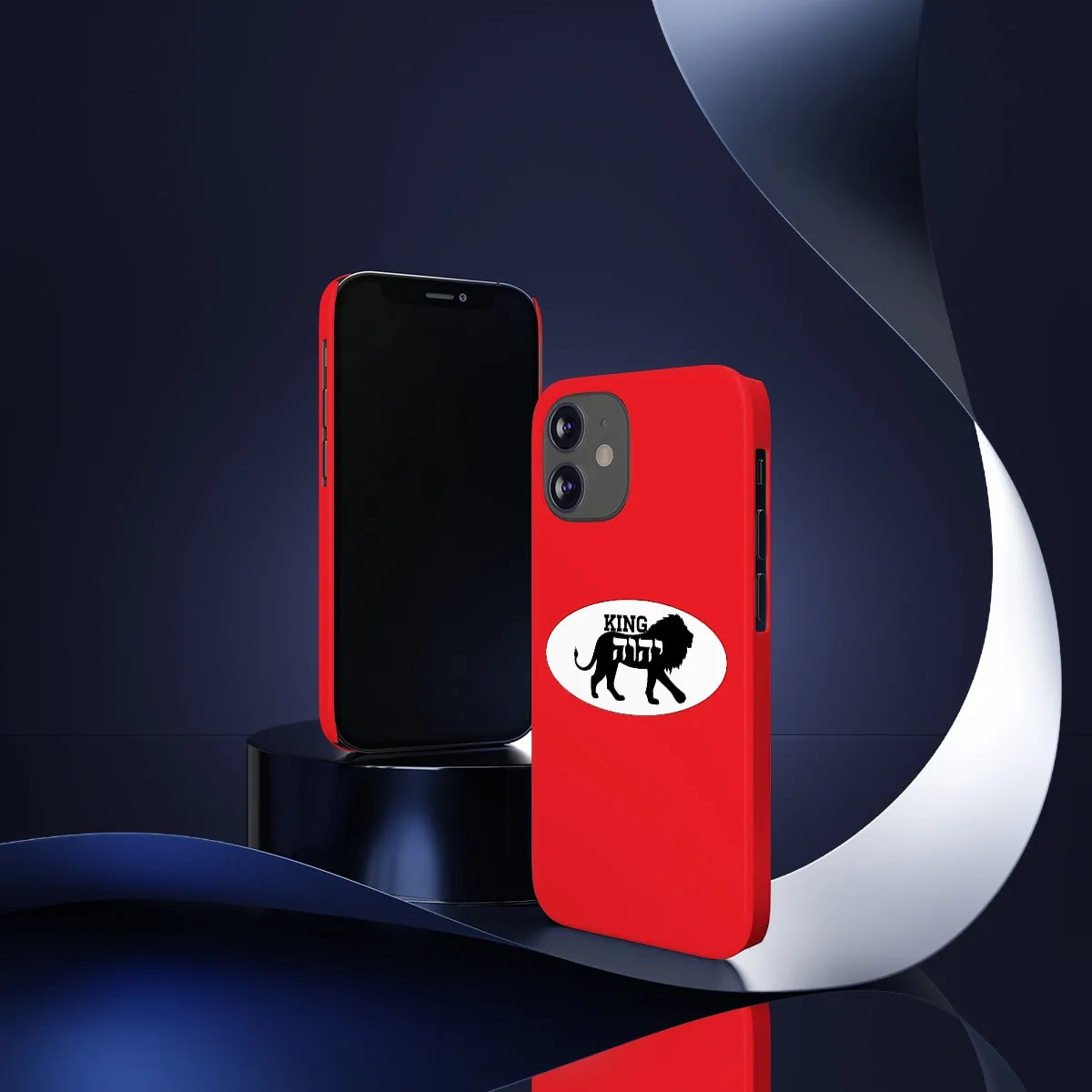 King YAHWEH Trends Slim Phone Case (Fire Red)