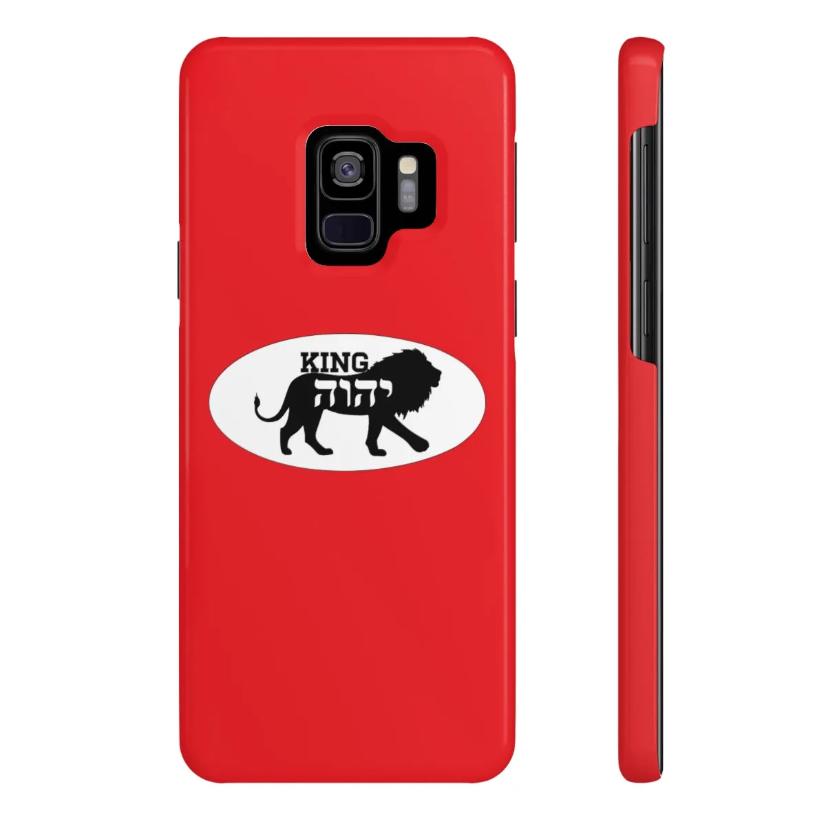 King YAHWEH Trends Slim Phone Case (Fire Red)