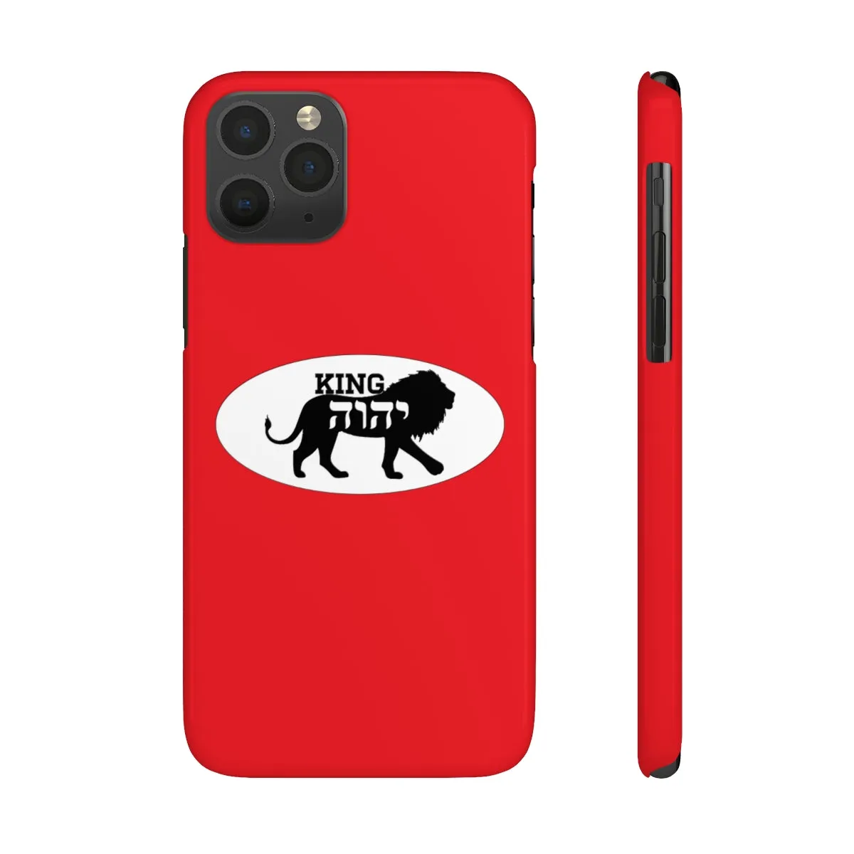 King YAHWEH Trends Slim Phone Case (Fire Red)