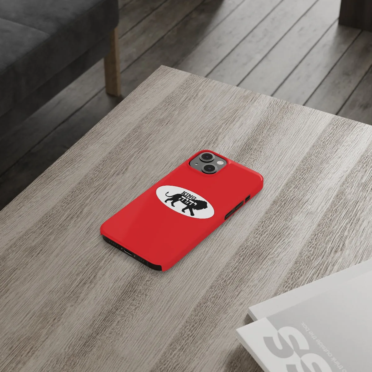 King YAHWEH Trends Slim Phone Case (Fire Red)