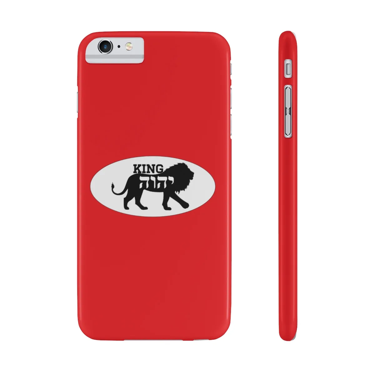 King YAHWEH Trends Slim Phone Case (Fire Red)