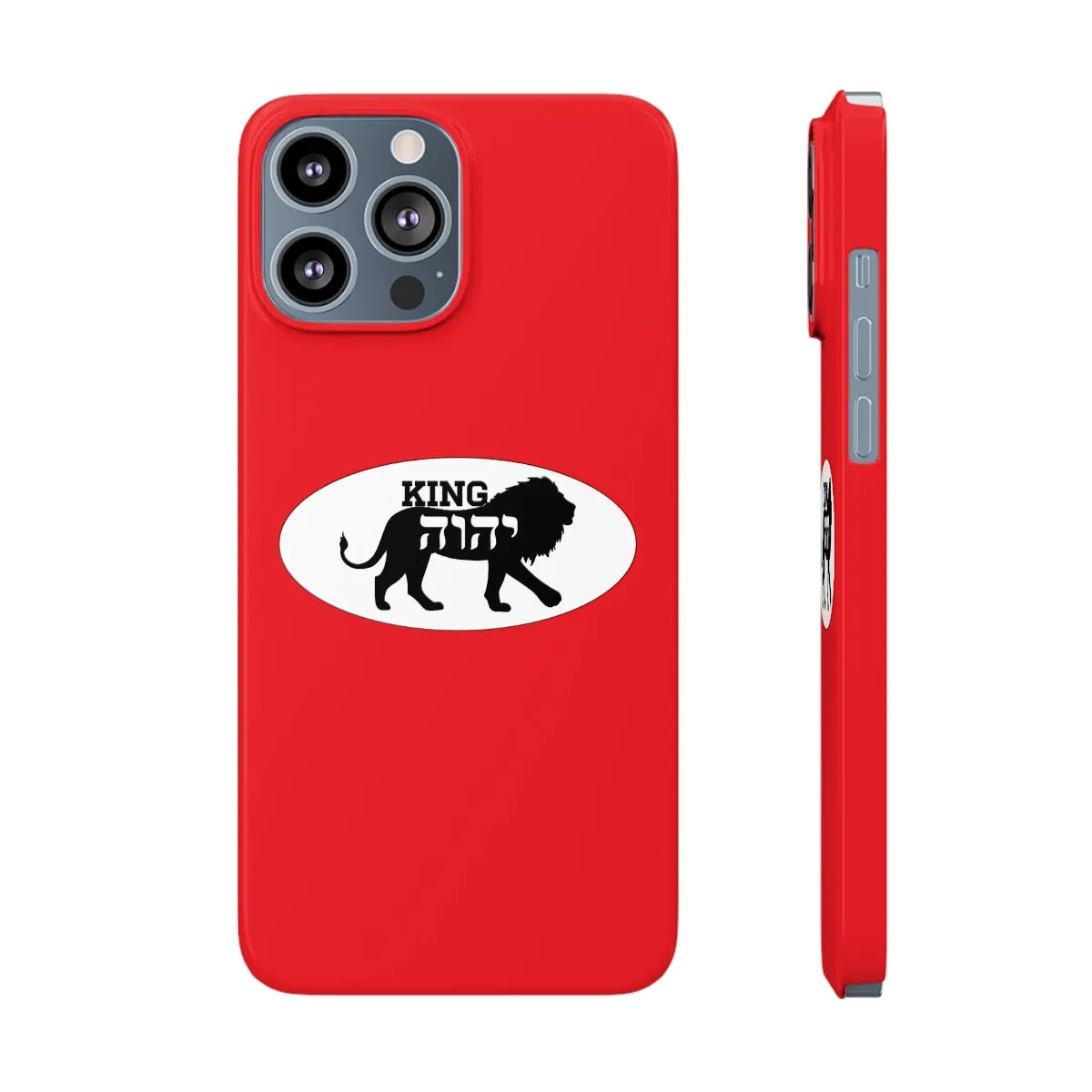 King YAHWEH Trends Slim Phone Case (Fire Red)