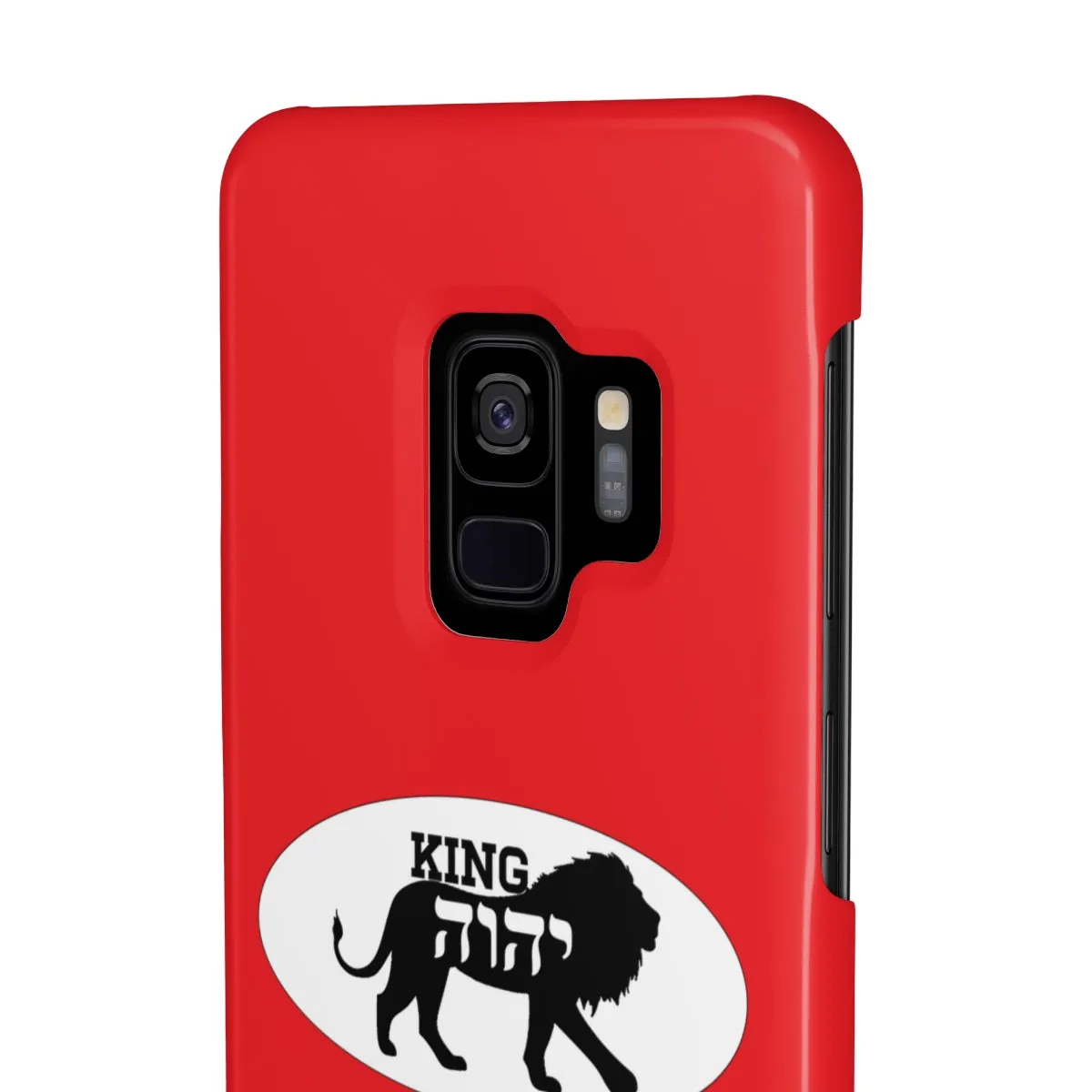 King YAHWEH Trends Slim Phone Case (Fire Red)