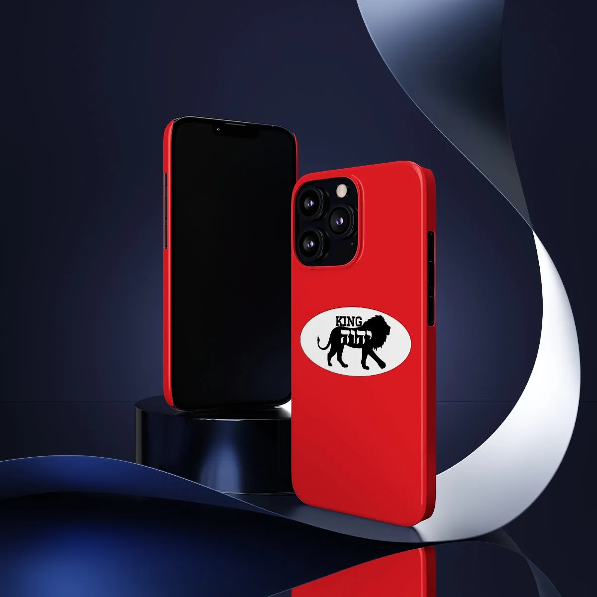 King YAHWEH Trends Slim Phone Case (Fire Red)