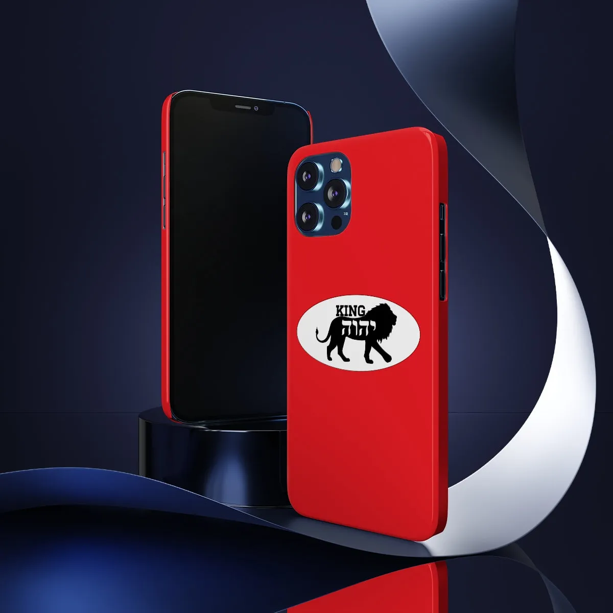 King YAHWEH Trends Slim Phone Case (Fire Red)