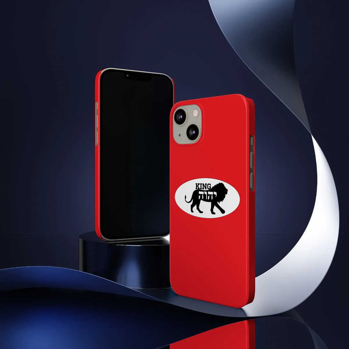King YAHWEH Trends Slim Phone Case (Fire Red)