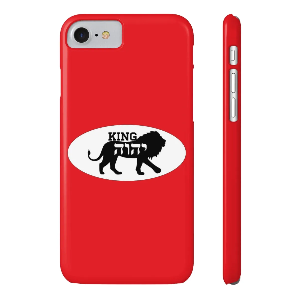 King YAHWEH Trends Slim Phone Case (Fire Red)