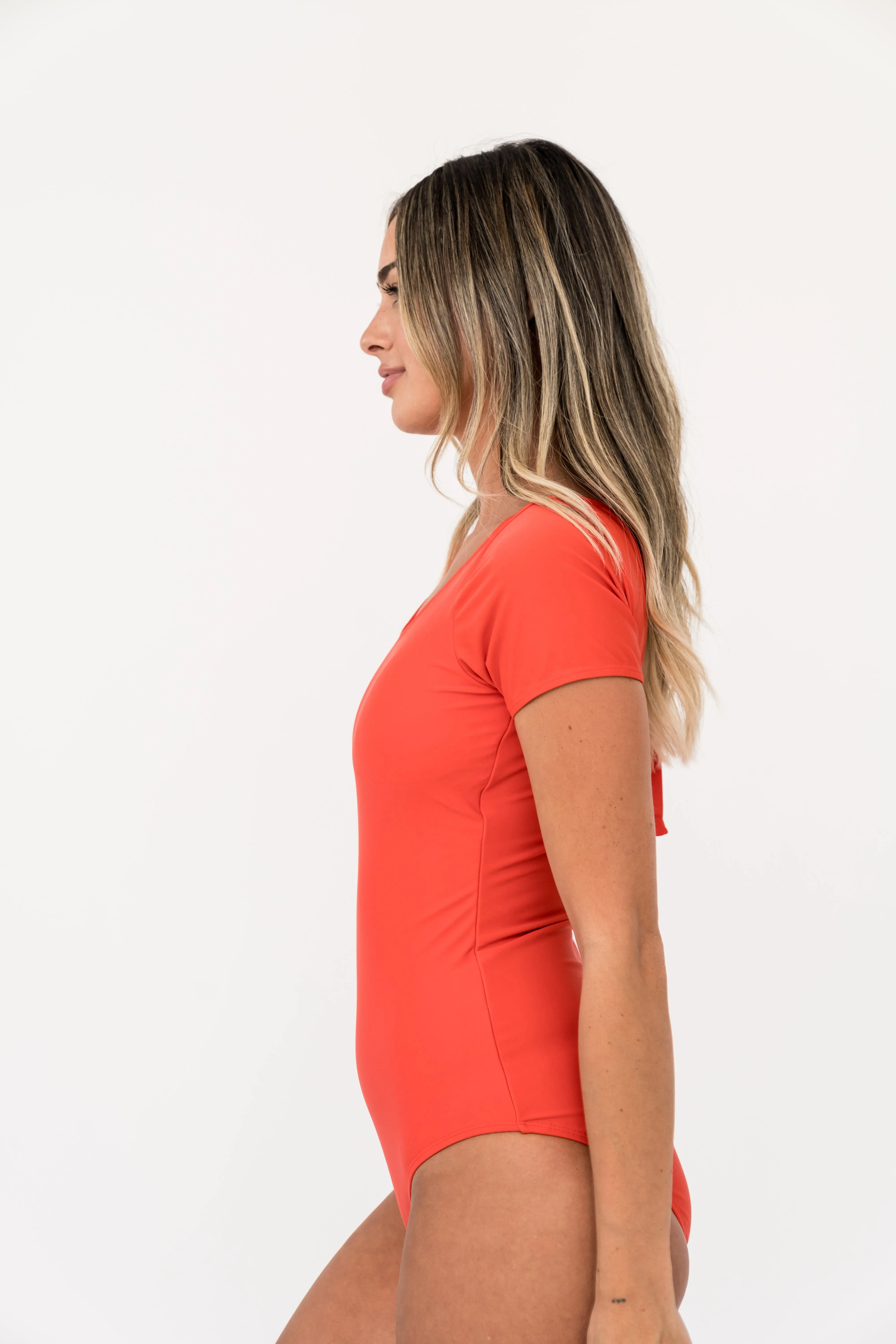 Kirra One Piece | Nautical Red