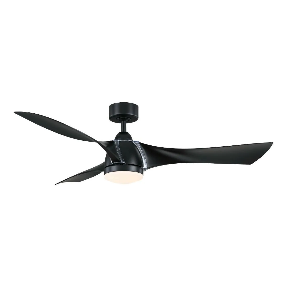 Klear 56 inch Black Outdoor CCT LED Smart Ceiling Fan with Remote