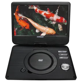 Koramzi Portable Swivel DVD Player with Rechargeable Battery