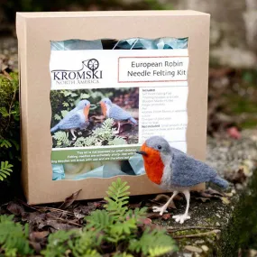 Kromski Robin Bird Needle Felting Kit