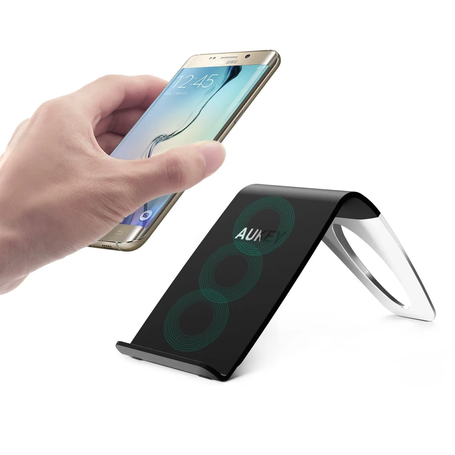 LC-C1 Qi Wireless Charging Stand With Three Coils