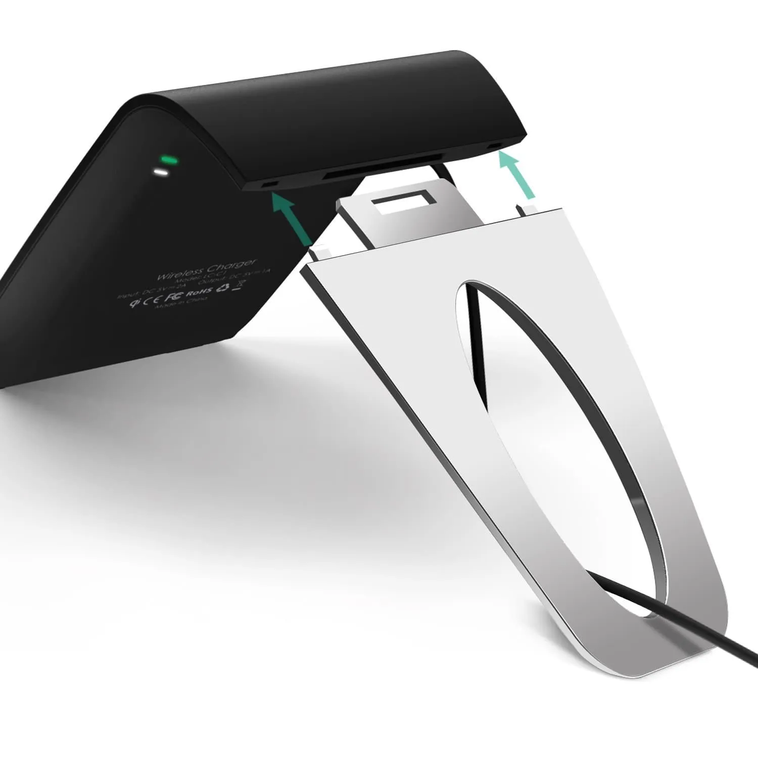 LC-C1 Qi Wireless Charging Stand With Three Coils