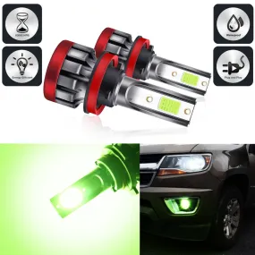 LED headlight front fog lamp 9-30 V 3000LM car modified green