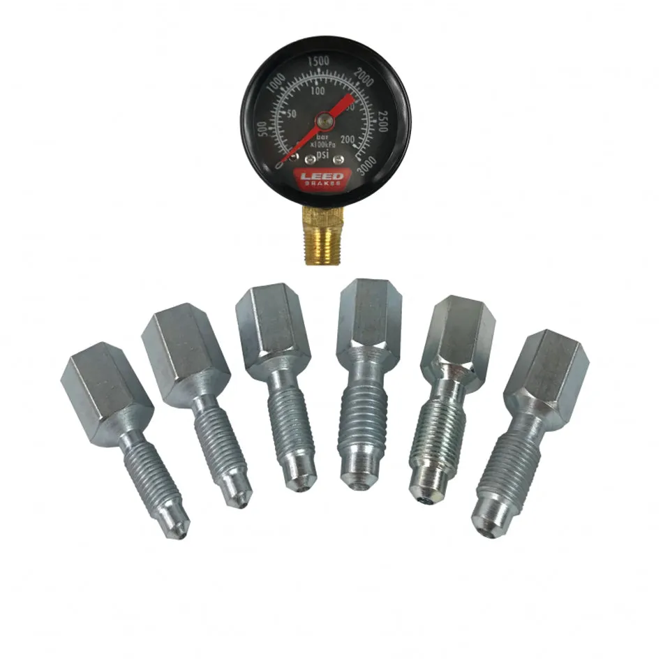 Leed Brake Pressure Gauge Kit