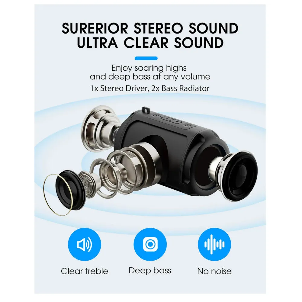 LFS BTSPEAKERV1 Bluetooth Portable Wireless Waterproof Mini Speaker