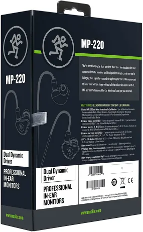 Mackie - MP-220 Dual Dynamic In Ear