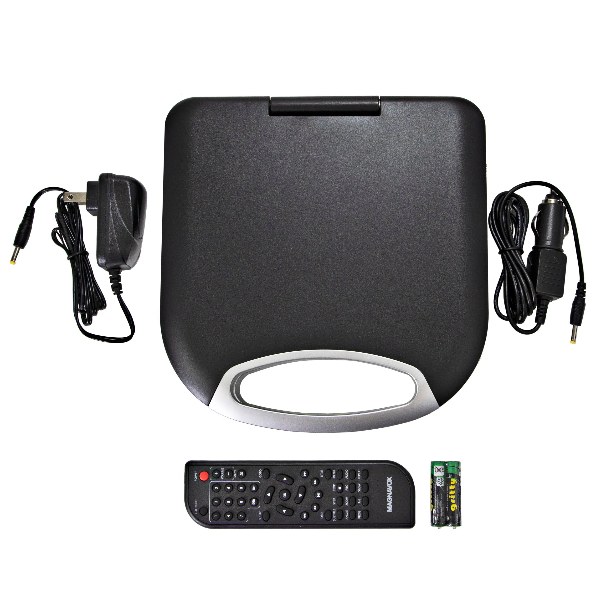 Magnavox MTFT750-BK Portable 7 inch DVD/CD Player with Remote in Black