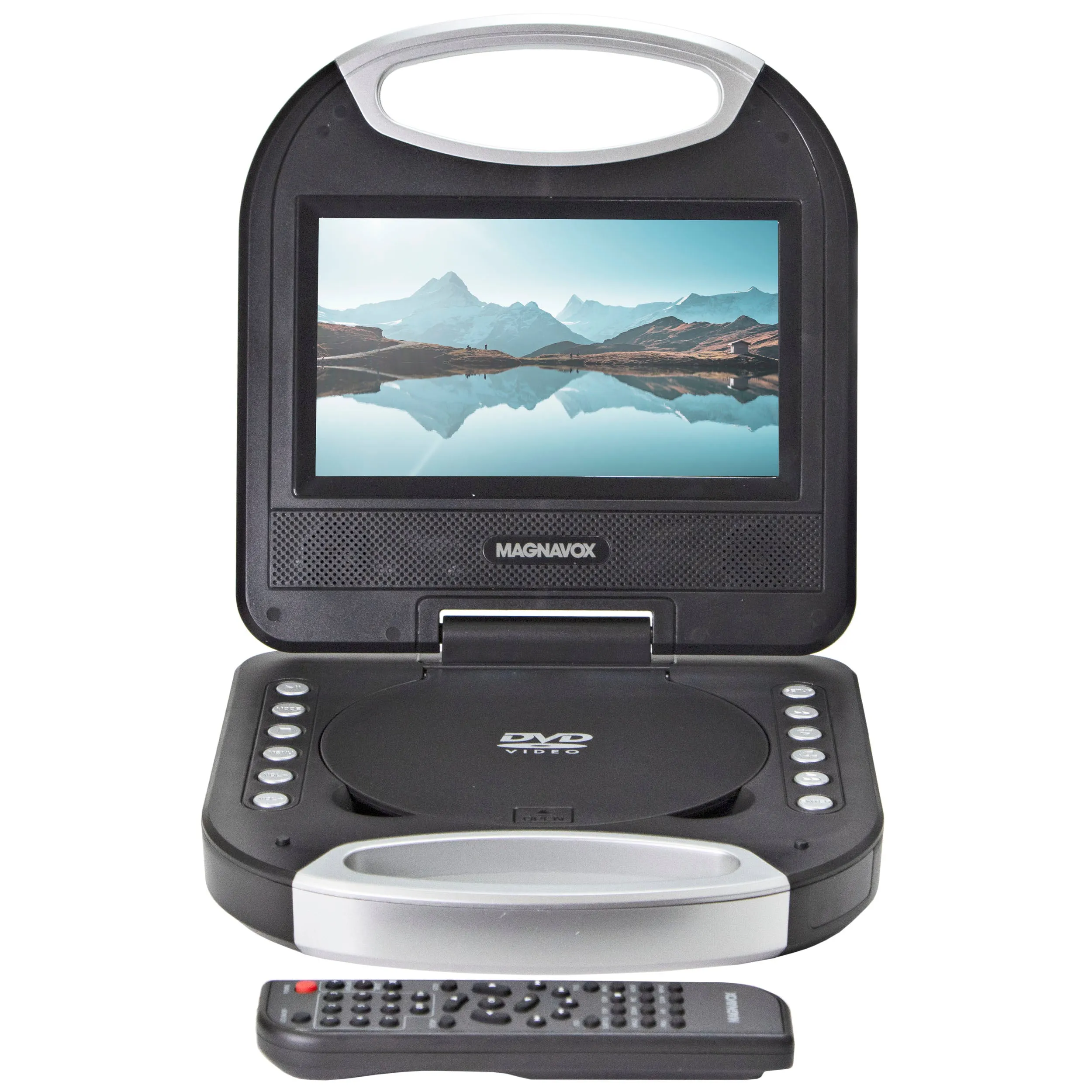 Magnavox MTFT750-BK Portable 7 inch DVD/CD Player with Remote in Black