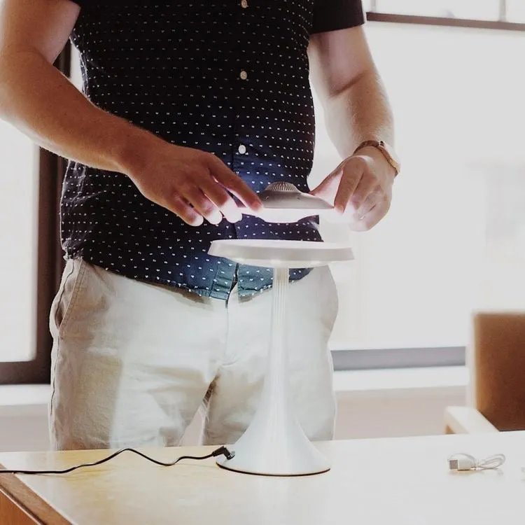 Magnetic Levitating LED Table Lamp w/ speaker