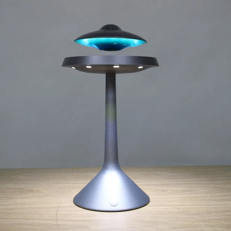 Magnetic Levitating LED Table Lamp w/ speaker